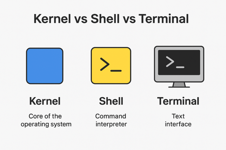 Kernel vs Shell vs Terminal - The Clear Explanation for Beginners